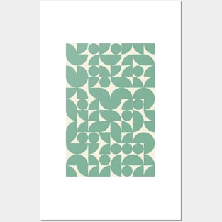 Peaceful Geometric Pattern - Shapes #3 Posters and Art